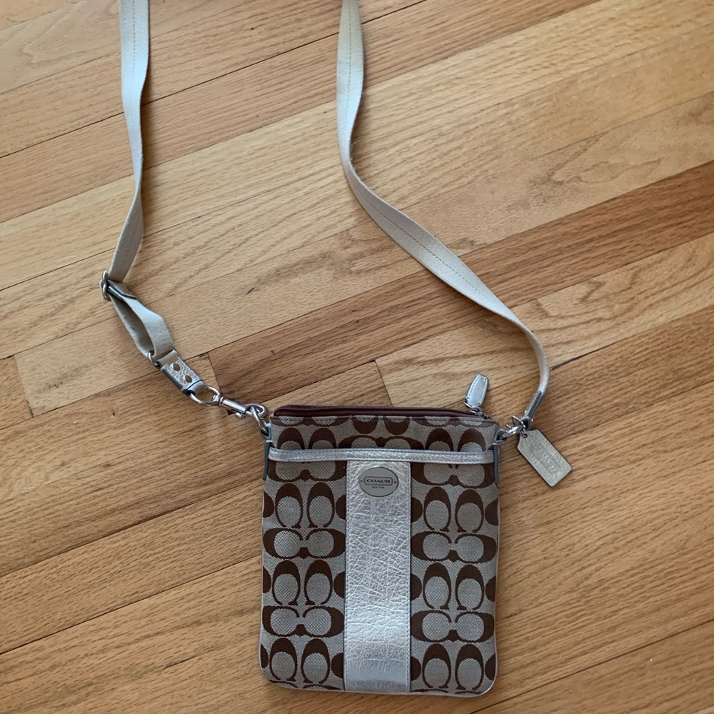 Coach - Tan Messenger Crossbody Purse